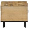 vidaXL Coffee Table Natural Solid mango wood, engineered wood, iron Medium