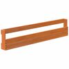 vidaXL Wall-mounted Shoe Rack Set of 2 Wax Brown Solid pine wood Medium