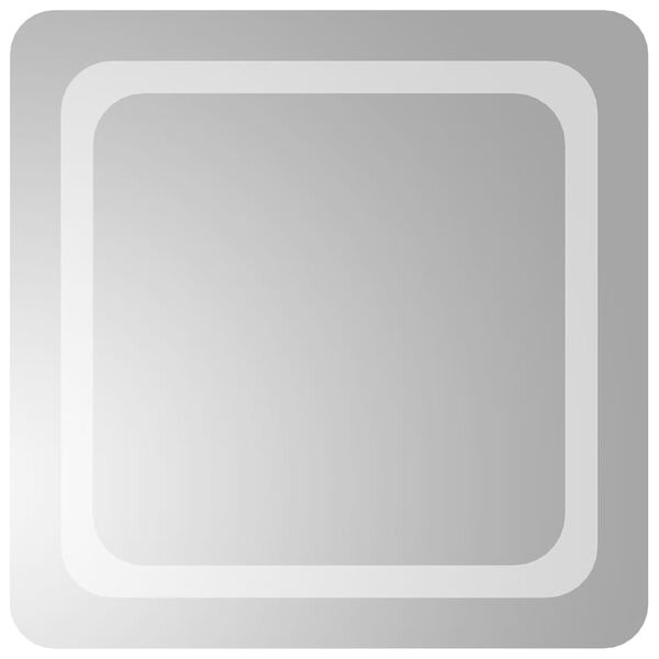 vidaXL LED Bathroom Mirror 19.7"x19.7"