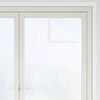 vidaXL Window Film Transparent White PVC 23.6 x 787.4 in