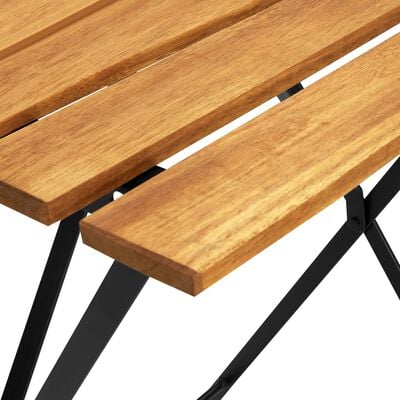 vidaXL Bistro Table 21.7"x21.3"x28" Solid Acacia Wood