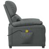 vidaXL Massage Chair Dark grey Fabric (100% polyester), metal, plywood