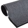 vidaXL Doormat Set of 2 Grey Polyester 35.4 x 23.6 in Rollable