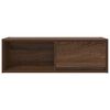 vidaXL TV Cabinet Set of 2 Brown oak Engineered wood TV Cabinet