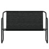 vidaXL Garden Bench Anthracite Powder-coated steel 2-seater Durable