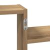 vidaXL Wall Shelf Artisian Oak 62.6x7.1x25.6" Engineered Wood