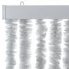 vidaXL Fly Curtain Grey 46.5x86.6" Chenille
