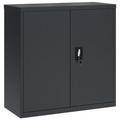vidaXL File Cabinet Anthracite 35.4"x15.7"x35.4" Steel