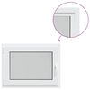 vidaXL Basement Window "RISOR" 31.5x23.6" Tilt&Turn DIN Left White
