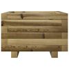 vidaXL Garden Planter Brown Treated Pinewood Medium Durable
