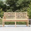vidaXL Garden Bench Natural (untreated) Solid pine wood Standard Size