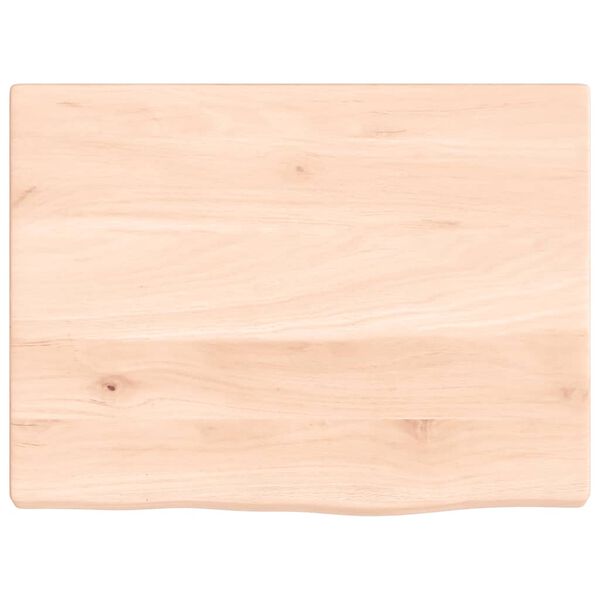 vidaXL Bathroom Countertop 15.7x11.8x0.8" Untreated Solid Wood