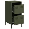 vidaXL Sideboard Olive green Cold-rolled Steel Medium Sideboard