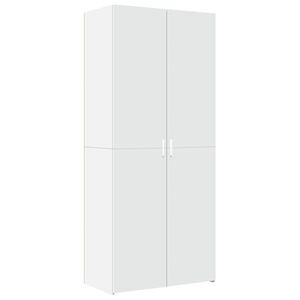 vidaXL Highboard White 31.5"x16.7"x72.8" Engineered Wood