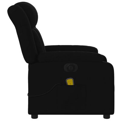 Side view of recliner with remote pocket visible.