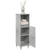 vidaXL Bathroom Cabinet Concrete grey Engineered wood, iron Tall