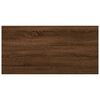 vidaXL Wall Shelf Set of 4 Brown Oak Engineered Wood