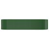 vidaXL Garden Raised Bed Green Powder-coated steel Large