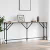 vidaXL Console Table Sonoma oak Engineered wood Large Adjustable Feet