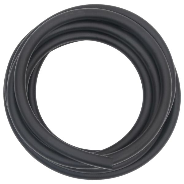 vidaXL Hybrid Air Hose Black 0.6" 6.6' Rubber and PVC