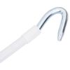 vidaXL Awning Hand Crank White and Silver Steel, Plastic Standard
