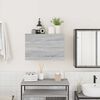 vidaXL Bathroom Wall Cabinet Grey Sonoma Engineered Wood Medium
