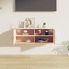 vidaXL Wall Cabinet Natural Solid pine wood