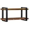 vidaXL Wall Shelf Multicolor Solid reclaimed wood, iron