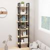 vidaXL Storage Shelf Wood Solid pine wood, Metal Medium Storage Shelf