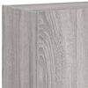 vidaXL TV Wall Cabinet Grey Sonoma Engineered wood TV Wall Cabinet