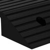 vidaXL Bridge Threshold Ramps 2 pcs 31.5x15.7x3.1" Rubber