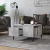 vidaXL Coffee Table Concrete Grey Engineered Wood Medium Coffee Table