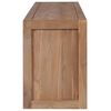vidaXL TV Cabinet Natural Solid teak wood Medium TV Cabinet