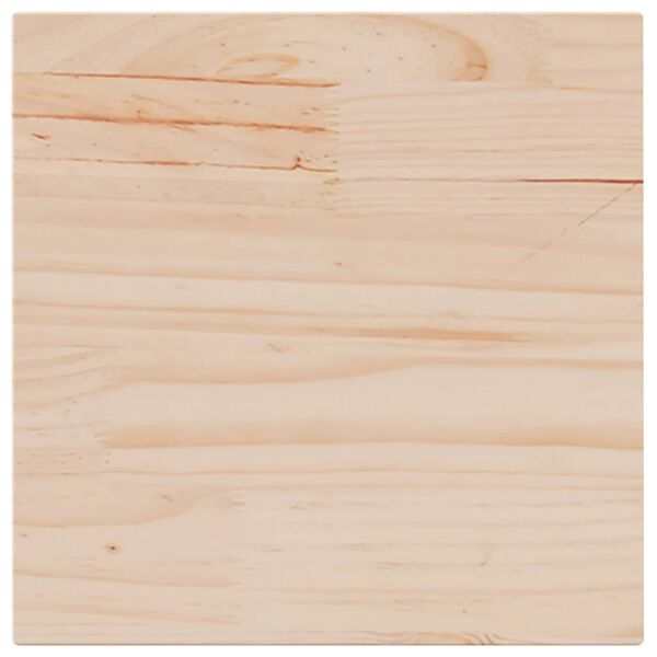 vidaXL Table Top Natural wood color Solid pine wood 15.7x15.7 in