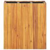 vidaXL Raised Bed Brown Solid acacia wood Medium Garden Raised Bed
