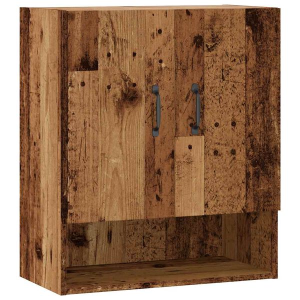 vidaXL Wall Cabinet Old wood Engineered wood Medium Wall Cabinet