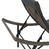 vidaXL Sun Lounger Grey
