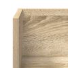 vidaXL Wall Shelves 2 pcs Sonoma Oak 39.4x6.5x6.5" Engineered Wood
