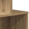 vidaXL Bedside Cabinet Artisan oak Engineered wood Standard