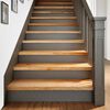 vidaXL Stair Tread Set of 16 Light brown Solid oak wood