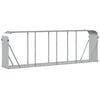 vidaXL Log Holder Silver 118.1"x17.7"x39.4" Galvanized Steel