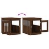 vidaXL Dog Crate Furniture Brown Oak Engineered wood and steel