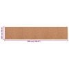 vidaXL Cork Roll 39.4"x196.9" 0.2"