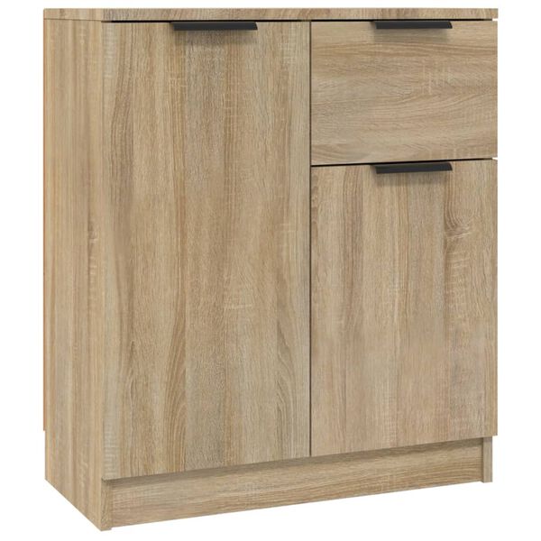 vidaXL Sideboard Sonoma oak 23.6"x11.8"x27.6" Engineered Wood
