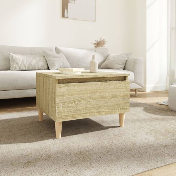 vidaXL Side Table Sonoma oak Engineered wood Small Coffee Table