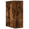 vidaXL Narrow Bathroom Cupboard Smoked Oak Engineered Wood Slim Modern