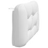 vidaXL Headboard Cushion White