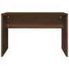 vidaXL Dressing Table Set Brown Oak Engineered Wood, Acrylic Medium