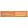 vidaXL Garden Bench Brown Solid acacia wood 59.1 in Durable