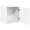 vidaXL Garage Wall Cabinet White Engineered Wood